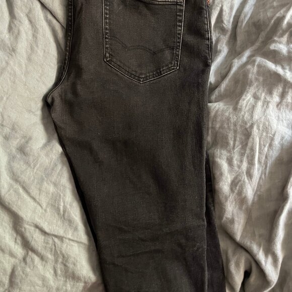 Vintage American Eagle Black Denim Jeans 36x30 - Picture 3 of 4